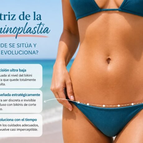 Cicatriz de la abdominoplastia ¿cómo queda?