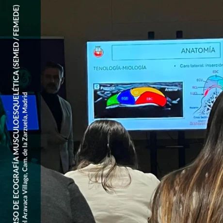 El Dr. Sanz se forma en ecografía musculoesquelética con la SEMED — fotografía 1