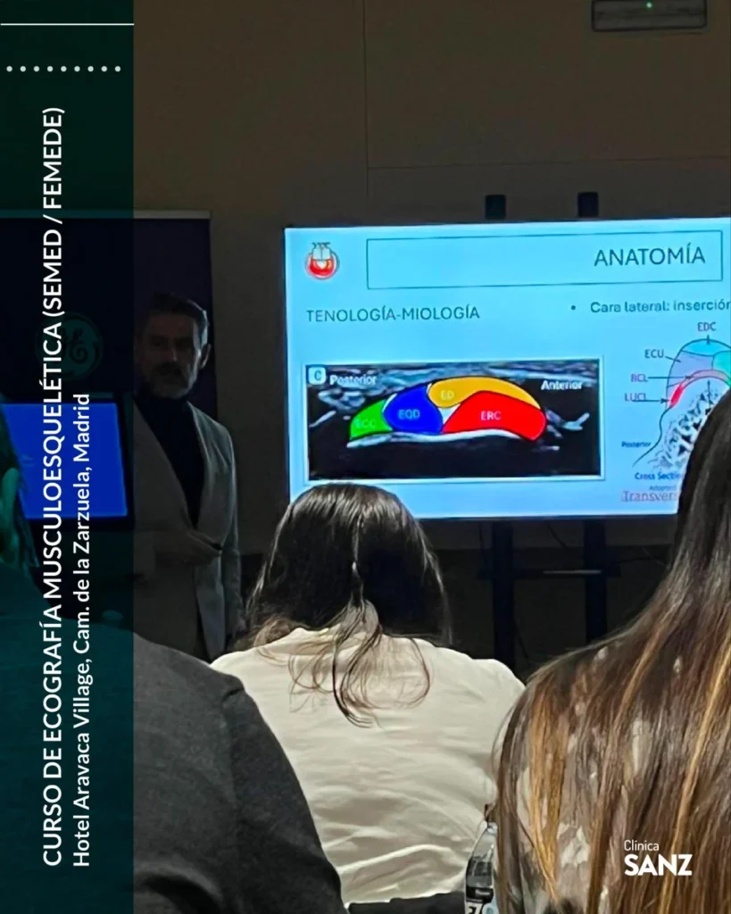 El Dr. Sanz se forma en ecografía musculoesquelética con la SEMED — fotografía 1