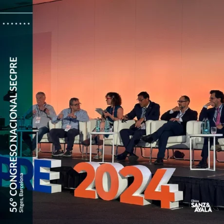 El Dr. Sanz modera la mesa de la AEM en el 56.º Congreso SECPRE — fotografía 1