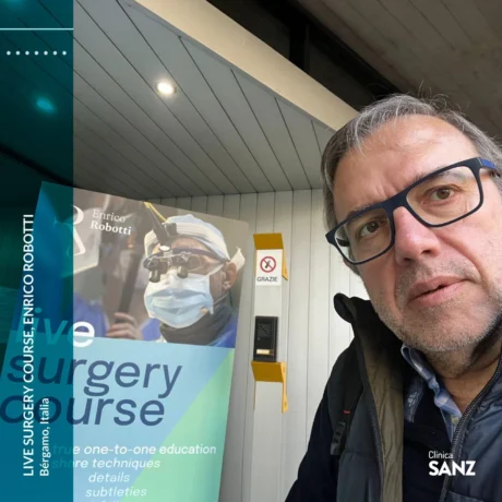 El Dr. Sanz se forma en rinoplastia híbrida con el Dr. Enrico Robotti — fotografía 1